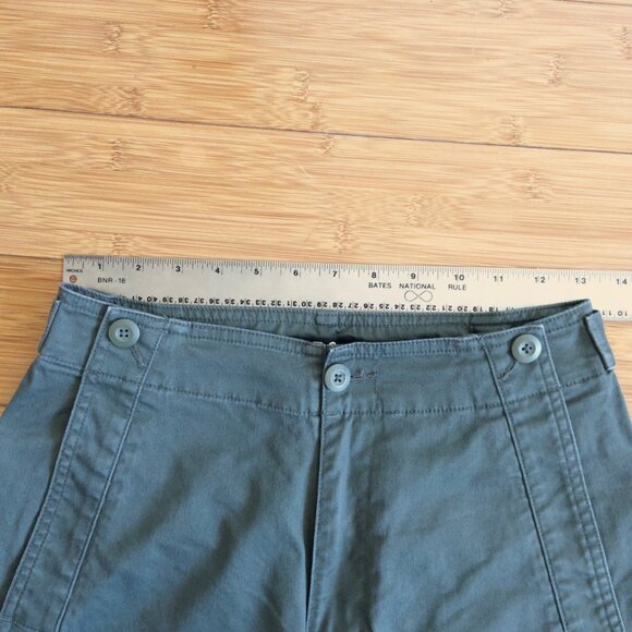 Uniqlo C Cotton Wide Pants - Olive - size 0 - Picture 5 of 8